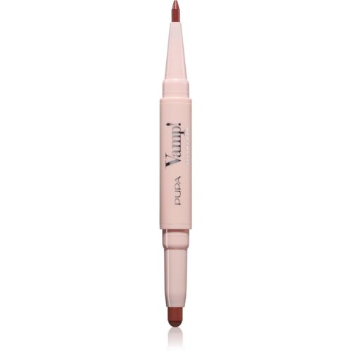 PUPA Milano Vamp! Creamy Duo &amp;scaron;minka in svinčnik za ustnice 2 v 1 odtenek 016 - Warm Rose 0.8 g Slike
