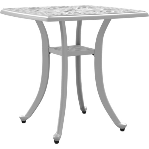 vidaXL Vrtni stol bijeli 53 x 53 x 53 cm od lijevanog aluminija Cene