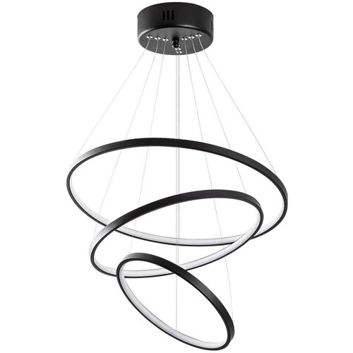 Opviq lights Crna LED viseća svjetiljka ø 50 cm Simit – Cijene