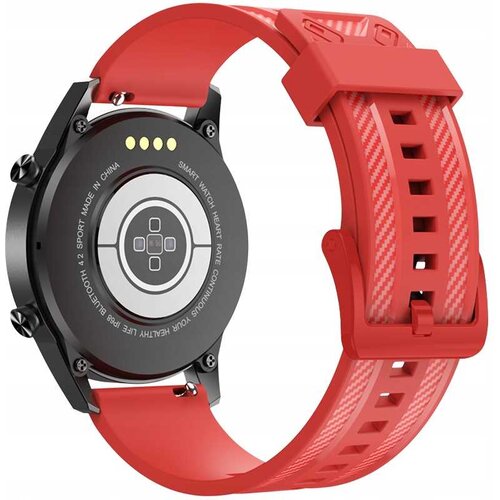 Spacecase pa&scaron;ček za uro 22MM rdeč usnjen za apple watch 1 2 3 4 5 6 se, (21968995) Cene
