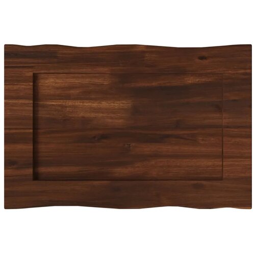  Pravokutni stolni vrh 70 x 40 x 3 cm Pravokutni - Tamno smeđa 90 x 55 x 3 5 cm Živi rub 2 strane Slike