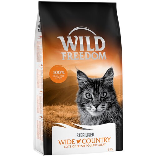 Wild Freedom Posebna cijena! 2 kg suha hrana - Wide Country Sterilised - perad Cijene