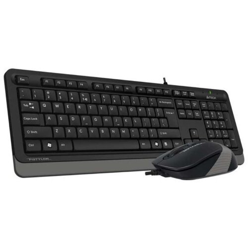 A4Tech F1010 FSTYLER USB US siva tastatura + USB sivi miš Cene
