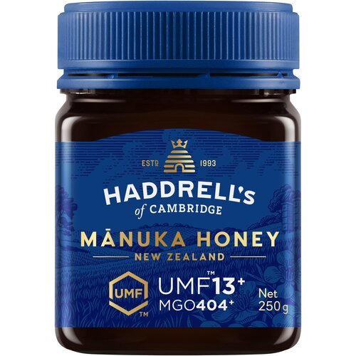Haddrell&amp;#039;s Med Manuka UMF 13+, MGO 410+, 250 g Slike