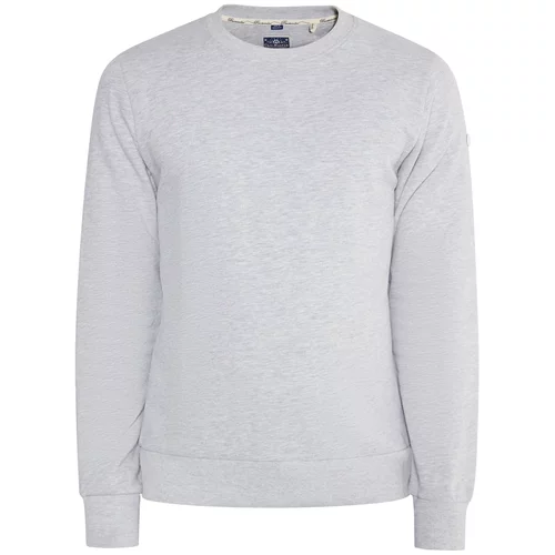 DreiMaster Maritim Sweater majica siva melange