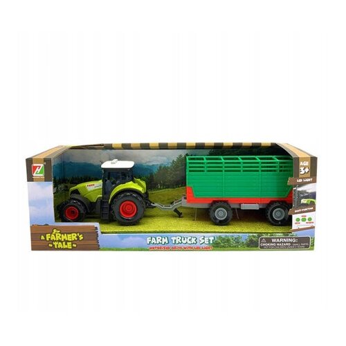 Traktor sa prikolicom sa ogradom ( 1041158 ) Slike