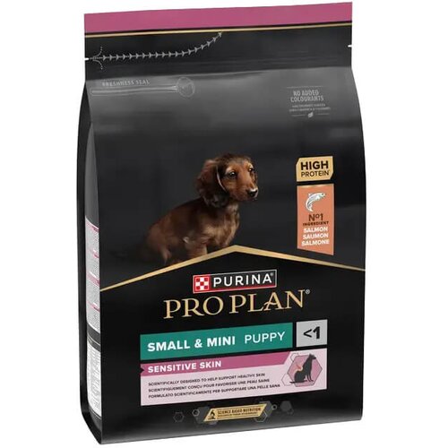 Purina PRO PLAN Sensitive Skin Small & Mini Puppy Salmon - hrana za štence malih i veoma malih rasa sa lososom (3kg) Cene