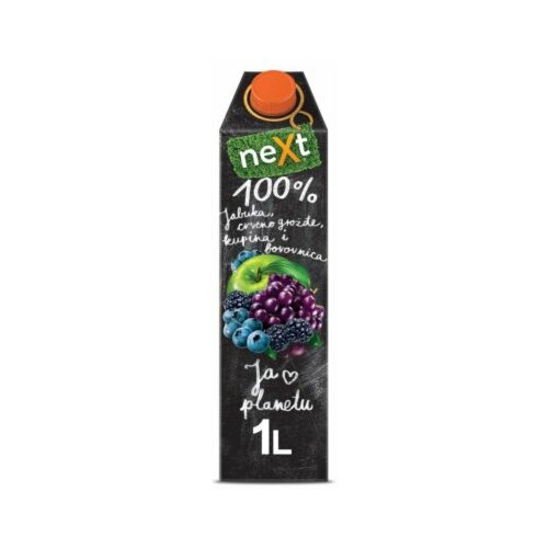 Next premium 100% voćni sok moćne bobice 1L tetra brik Slike