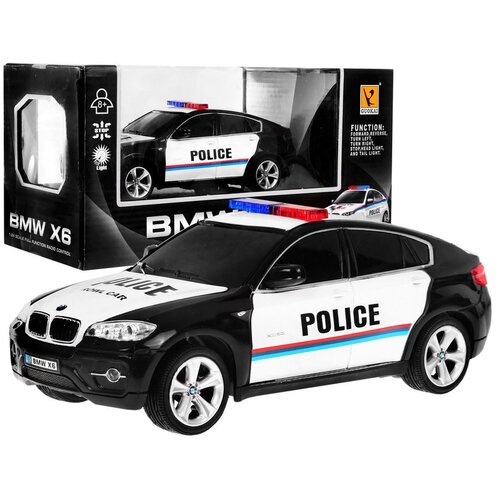  Auto na daljinsko upravljanje 1:24 R/C police Bmw X 6 - crni Cijene