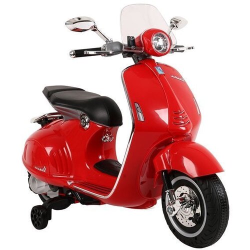  Licencirani motor na akumulator Vespa GTS 300 - crveni Cene