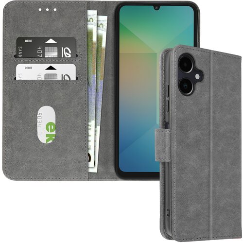 AVIZAR Ohi&scaron;je za Samsung Galaxy A06 Clapet Wallet and Video Holder, Siva, (5000015075) Cene