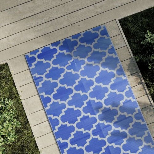 Vanjski tepih plavi 80 x 150 cm PP Slike