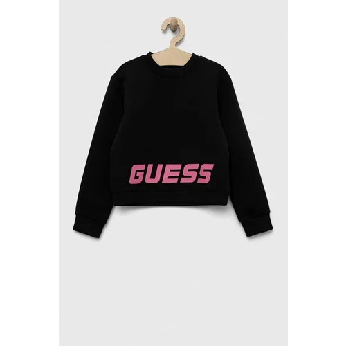 Guess Otroški pulover črna barva