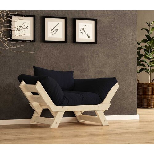 Hanah home CPT8149-140 Prirodni Crni Ba&scaron;tenski Sofa za Jednu Osobu Cene