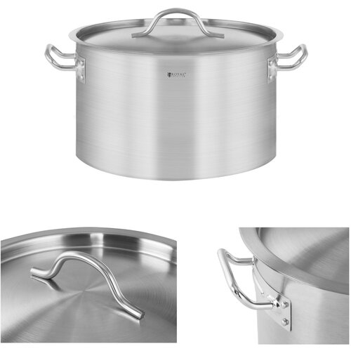 Royal Catering Gostinski lonec s pokrovom, nerjaveče jeklo, za indukcijsko kuhali&amp;scaron;če, 14 L, (21564730) Slike