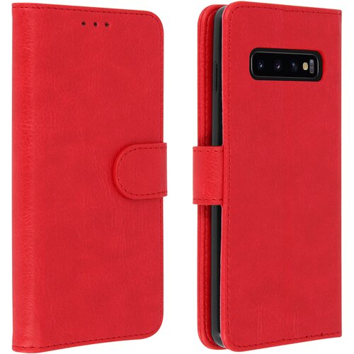 AVIZAR folio case samsung galaxy S10 z držalom za kartico - rdeca, (20616428) Cene