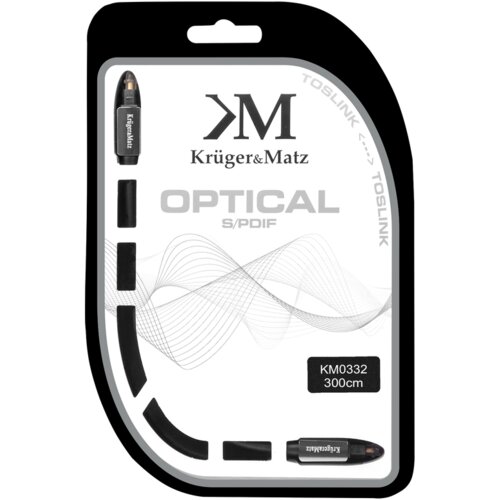  Kruger&amp;amp;Matz Toslink-toslink optički kabel 3,0 m Slike