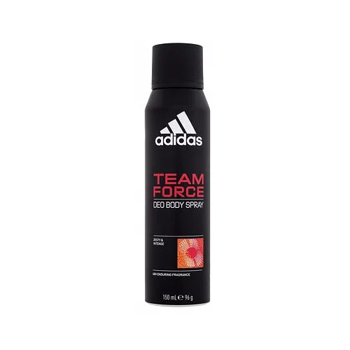 Adidas Team Force Deo Body Spray 48H deodorant v spreju brez aluminija 150 ml za moške