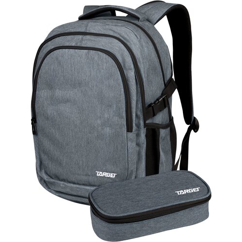 Target ruksak i pernica URB-X set 2/1 Melange Grey 28717 Cene