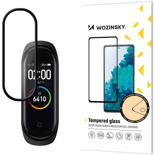 Wozinsky za&scaron;čitno kaljeno steklo za Xiaomi Mi Band 5/Mi Band 6 - Črna Cene