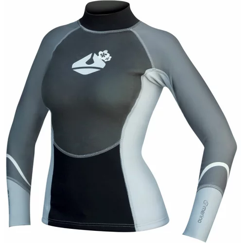 LAVACORE LC EXTREME SHIRT LADY Top s merinom za vodeni sport, siva, veličina