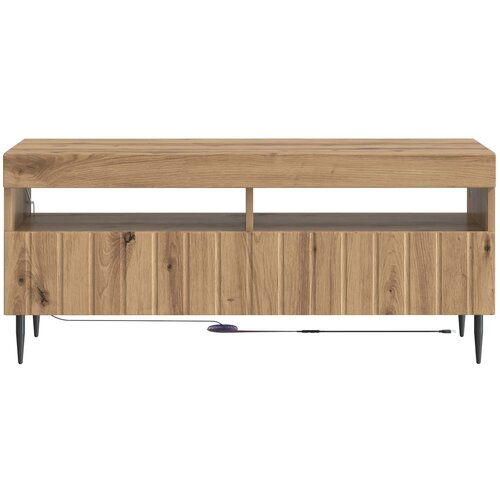  LED TV kabinet Hrast artisan Konstruirano drvo Slike