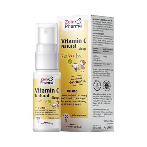 Natural Vitamin C Natural Family Sirup - 80 mg Slike