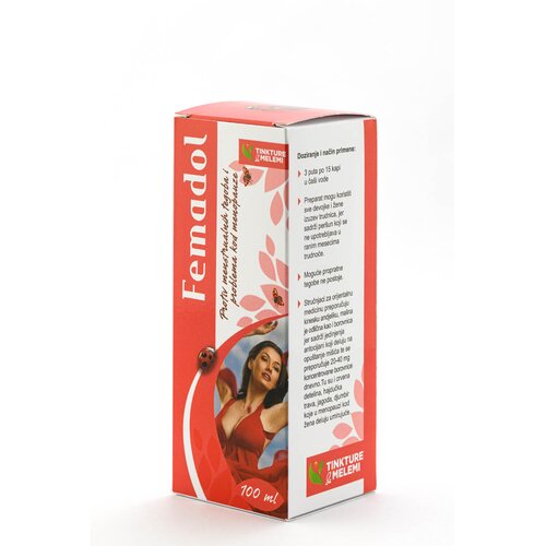 TINKTURE &amp;amp; MELEMI Femadol Tinktura za ublažavanje menstrualnih tegoba, 100 ml Slike