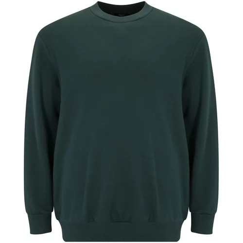 Jack & Jones Plus Sweater majica tamno zelena
