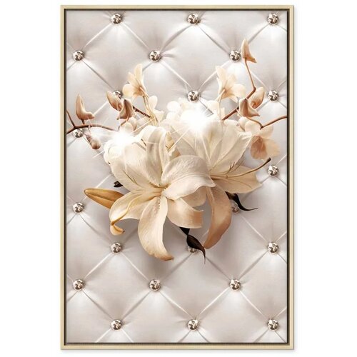  Slika - Diamond Lilies (1 Part) Vertical 80x120 Cijene