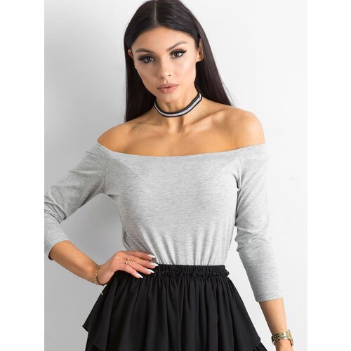 BASIC Feel Good Blouse-RV-BZ-4692.84-grey Cene