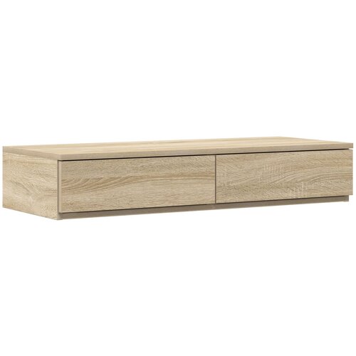 VidaXL krevetne ladice Sonoma hrast 90x36,5x16,5 cm od konstruiranog drva Slike