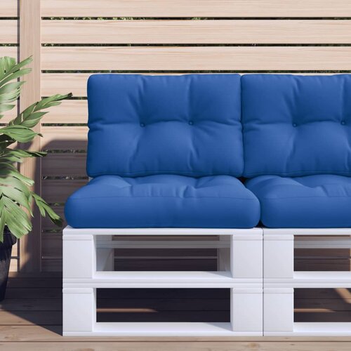 vidaXL Blazina za kavč iz palet kraljevsko modra 50x40x12 cm Cene