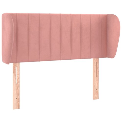 Maison Chic Posteljno vzglavje - Vzglavna omarica - Nočna omarica z ušesi roza 103x23x78/88 cm žamet, (21709935) Cene
