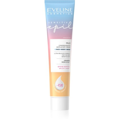 Eveline Cosmetics Sensitive Epil krema za depilaciju tijela za osjetljivu kožu 125 ml Cijene