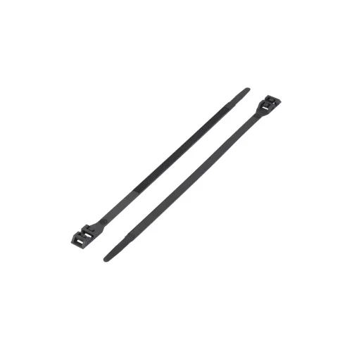 TRU COMPONENTS vezica za kabele 132 mm crne boje s dvostrukom glavom 1592782 TC-DK-132SBK203 1 kom.