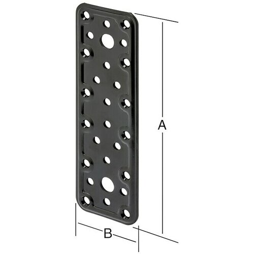 VORMANN Plo&scaron;čati priključek (Do x &Scaron;: 160 x 50 mm, Črna) Cene