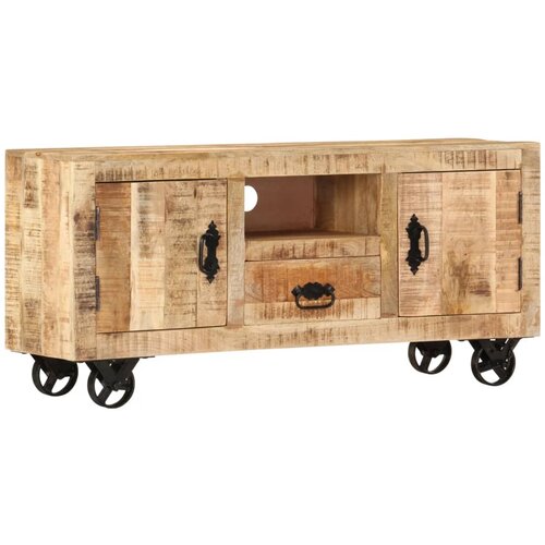 TV omarica iz robustnega mangovega lesa 110x30x50 cm Cene