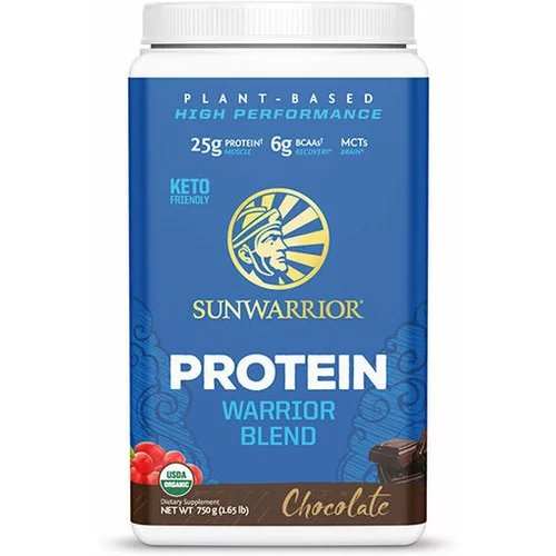 DROBTINKA Rastlinski proteini , čokolada, Blend, Sunwarrior, 750 g