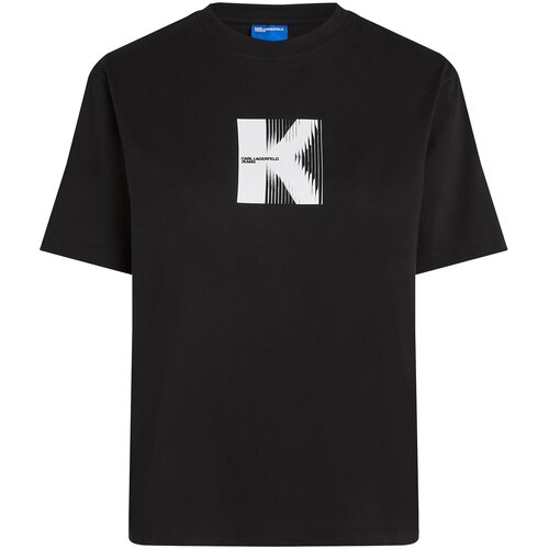 Karl Lagerfeld jeans Majica črna / bela Slike