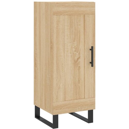  Visoka komoda hrasta sonome 34,5x34x180cm od konstruiranog drva Slike