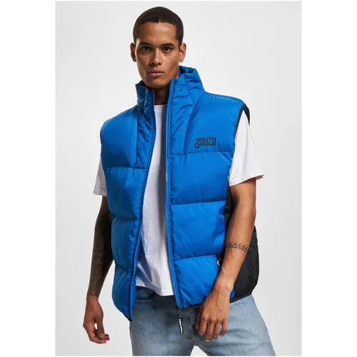 Southpole Men's Bubble Vest 1.1 blue/black