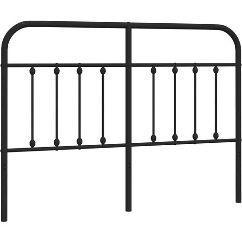  Metalno zamjensko uzglavlje crno 140 cm - Crna 140 cm 1 Slike