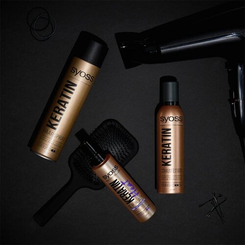 Syoss Professional Performance Keratin Mousse utrjevalna pena s posebno močnim učinkom 250 ml Slike