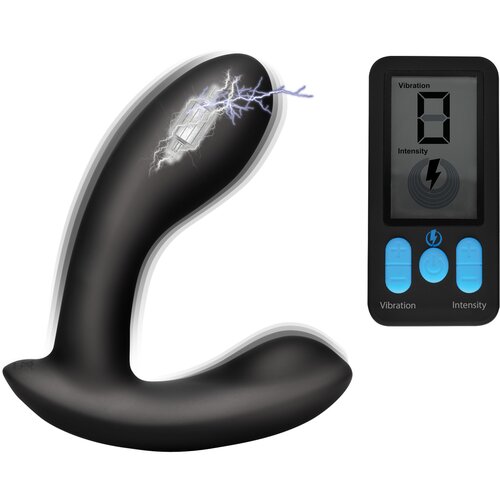 Zeus Electrosex E-Stim Pro Silicone Prostate Vibe with Remote Slike