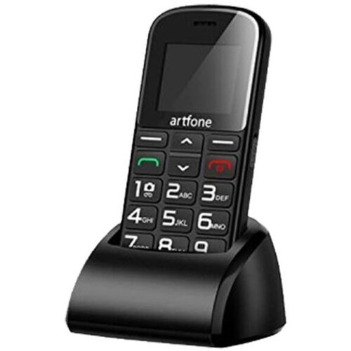  Telefon na tipke Artfone CS182 sa charging dock-om Black Cijene