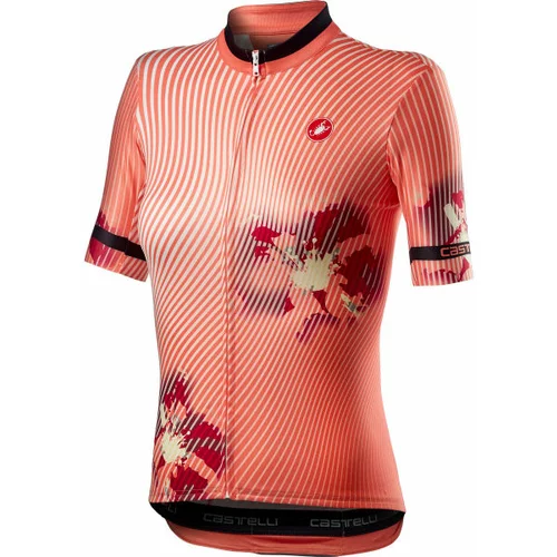 Castelli PRIMAVERA Ženski biciklistički dres, boja lososa, veličina