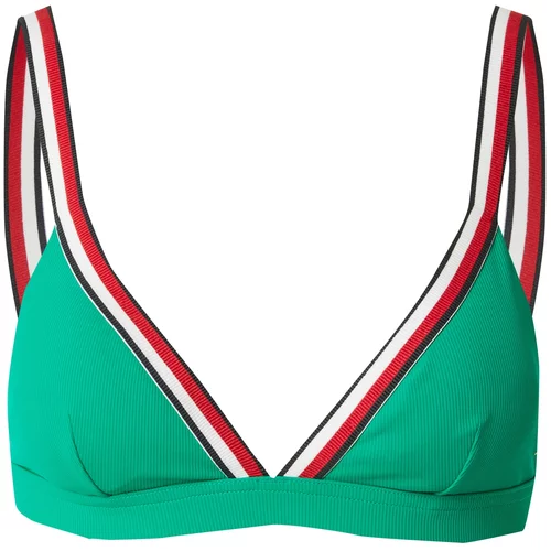 Tommy Hilfiger Underwear Bikini zgornji del mornarska / zelena / živo rdeča / bela