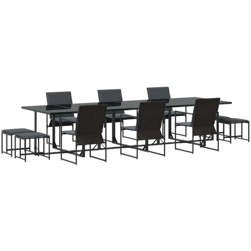  13-dijelni set za blagovanje na otvorenom s jastucima od čelika i tekstilena Cijene