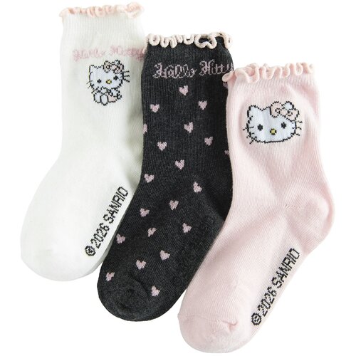 Cool club nogavice 3 kosi 3 kos LHG3312584-00 8282273 HELLO KITTY&amp;amp;FRIENDS D večbarvno 22/24 Slike